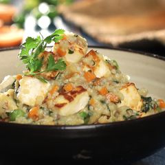 A picture of Dalia Paneer Pulao.