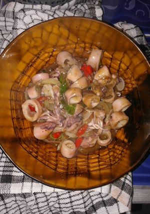 Foto resep Tumis cumi saus tiram
