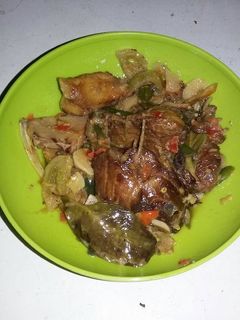Foto resep Ikan asap cabe hijau