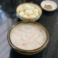 Cháo Thịt Bò Bằm Trứng Cút-レシピのメイン写真