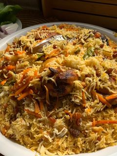 صورة لوصفة رز بخاري