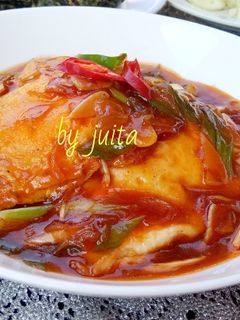 Foto resep Telur ceplok asam manis