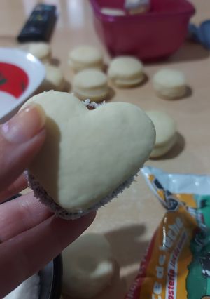 Una foto de Alfajores de maicena vegetarianos