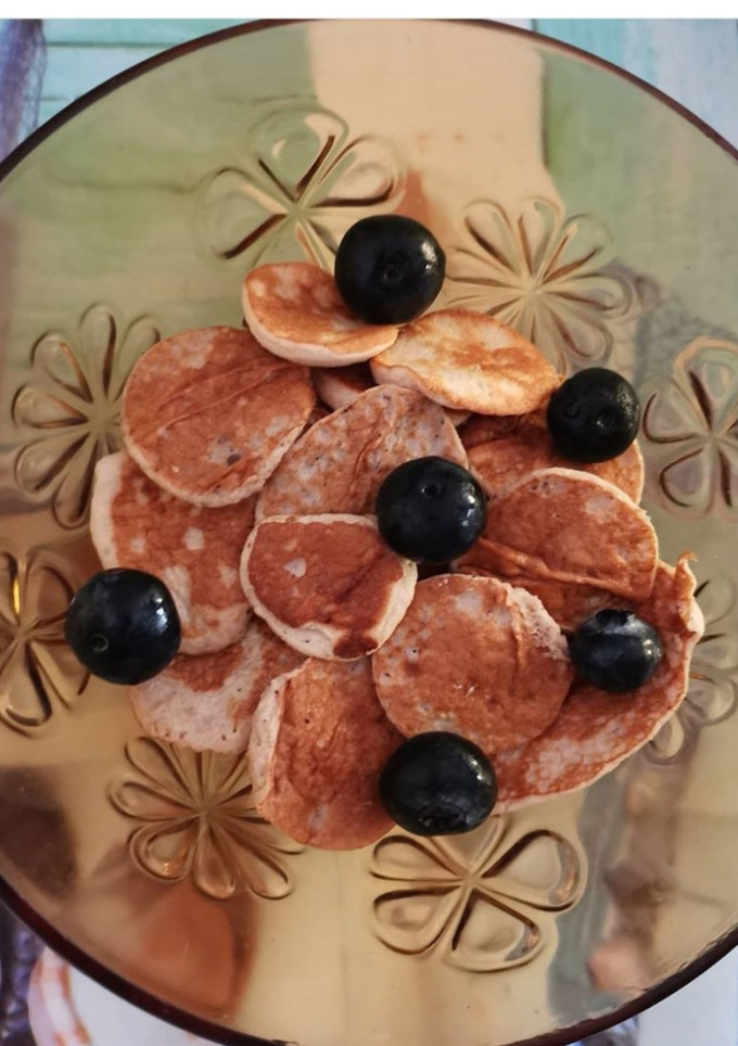 Una foto de Pancakes cereales Thermomix