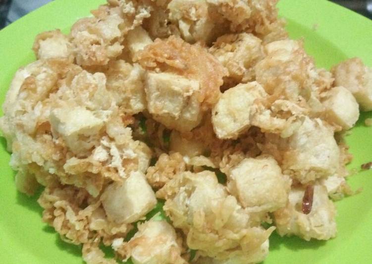 Tahu crispy gurih dan renyah