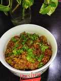 Mutton Qeema, Green Bell Pepper And Onion