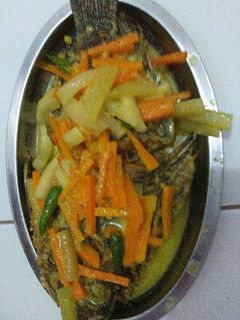 Foto resep Acar kuning ikan nila#kitaberbagi