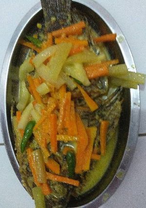Foto resep Acar kuning ikan nila#kitaberbagi