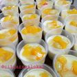Puding susu toping coktail