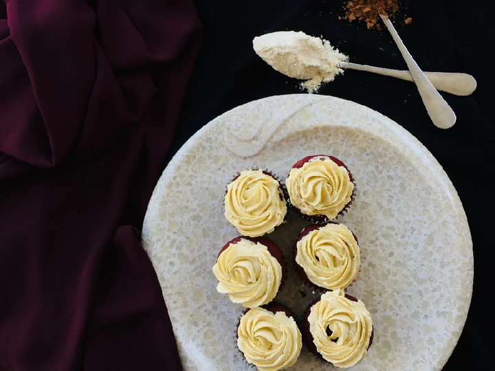 Recipe Red velvet cupcakes ❤️ the Can Spoil the Tongue Appealing