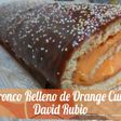Tronco relleno de orange curd