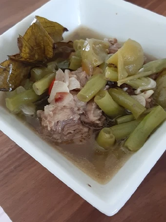 Langkah Gampang Menyiapkan Resep Asem-asem buncis iga sapi yang Bisa Manjain Lidah