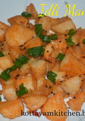 A picture of Idli Manchurian/Idli Masala -Easy snack.