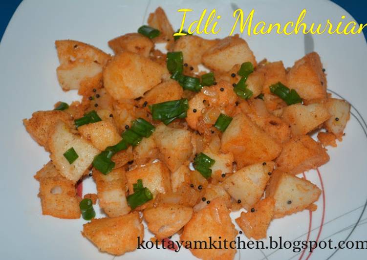 Recipe of Ultimate Idli Manchurian/Idli Masala -Easy snack