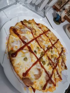 عکسی از دستور املت پیتزایی😋😋