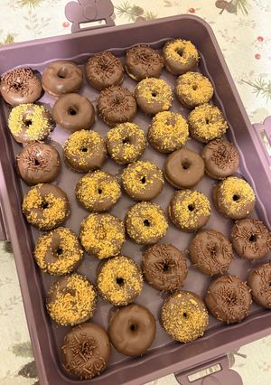 Φωτογραφία της συνταγής Mini Donuts 🍩 με μηχανή για donuts ❤️