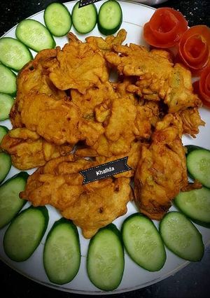 A picture of Mixed Vegetable Pakoras.