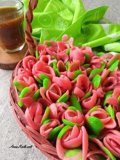 Foto resep Roti Jala Mawar Kuah Kinca