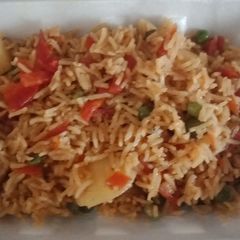 Vegetables pulao A picture of Vegetables pulao.