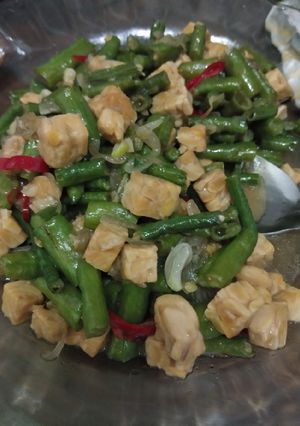 Foto resep Oseng Kacang Panjang Tempe