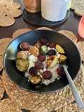 Sheet Pan Chicken Apple Sausage with Veggies