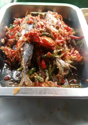 Foto resep Gembung rebus sambal iris