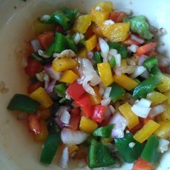 Pepper salad #charityrecipe A picture of Pepper salad #charityrecipe.