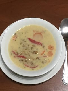 Tárkonyos lencseleves glutén-és laktózmentesen recept fotója