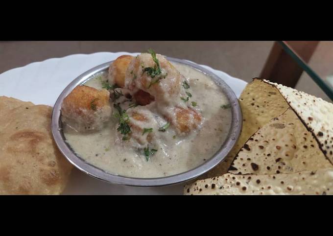 Malai kofta curry