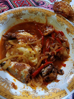 Foto resep Ikan sarden + telur ceplok