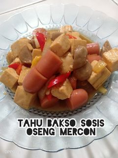 Foto resep Tahu Bakso Sosis Oseng Mercon