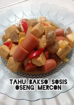 Foto resep Tahu Bakso Sosis Oseng Mercon