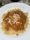 Paste cu carne tocata si Philadelphia