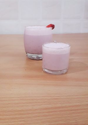 A picture of Strawberry milkshake.