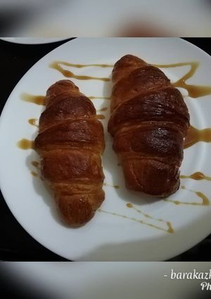 A picture of Chocolate croissants.