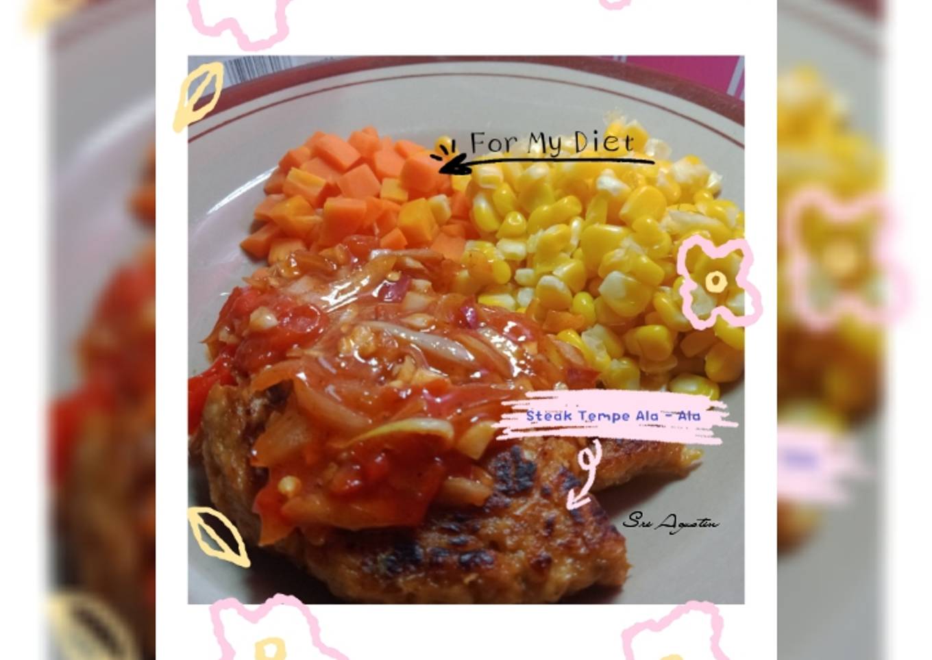 Cara Gampang Membuat Steak Tempe Ala - Ala (For My Diet) yang Lezat