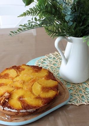 Une photo de Gâteau à l'ananas