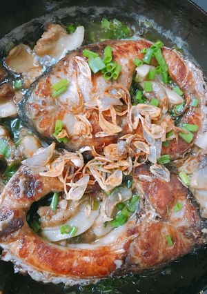 Hình của món Cá rán rim mắm đường.