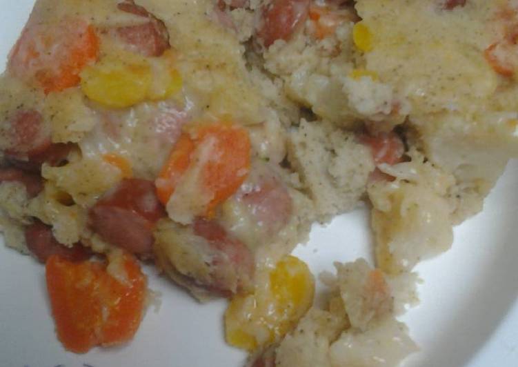 Recipe of Award-winning Hotdog pot pie