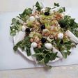 Ensaladas con queso mozzarella y frutos secos
