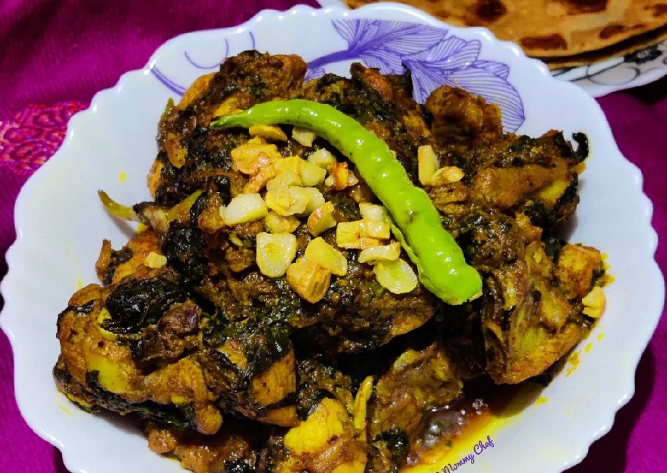 Palak chicken