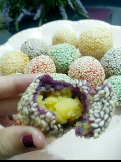 Foto resep Onde onde rainbow