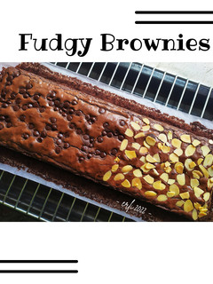 Foto resep Fudgy Brownies/Brownies Panggang 2 telur
