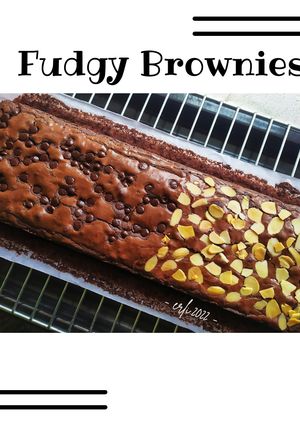 Foto resep Fudgy Brownies/Brownies Panggang 2 telur