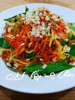 Hình của món Gỏi xoài tép sấy.