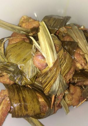 Foto resep Sayap ayam goreng balut daun pandan
