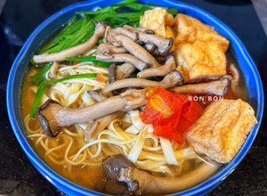 Hình của món Mì Nấm Chay.