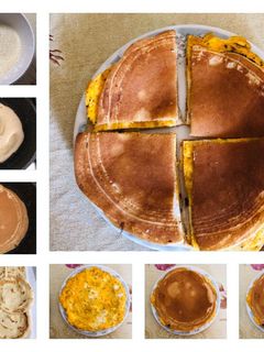 صورة لوصفة طريقة الكريب مع البيض