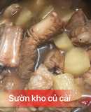 Sườn kho củ cải