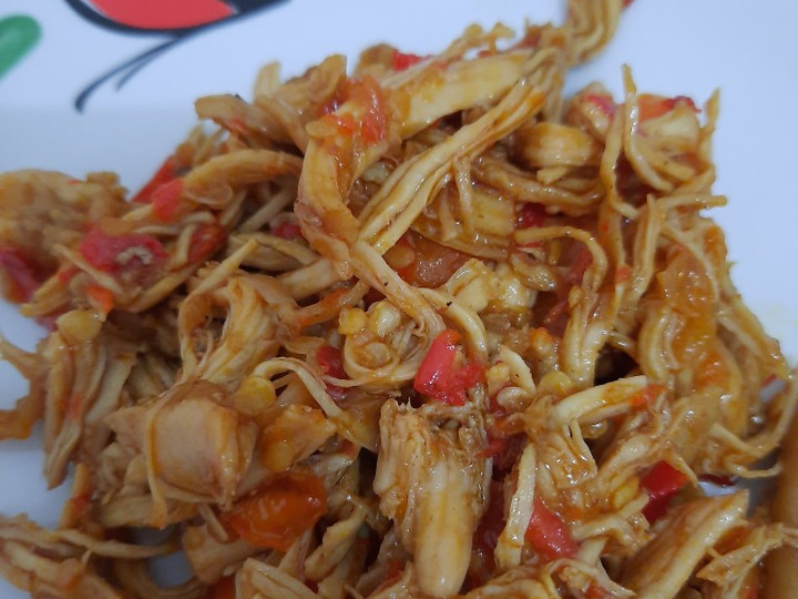 Langkah Mudah untuk Menyiapkan Ayam Suwir Pedas Manis Anti Gagal